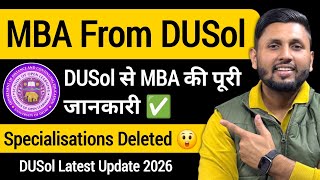 All About Du Sol Mba Programme  Mba From Du Sol  Delhi University School Of Open Learning