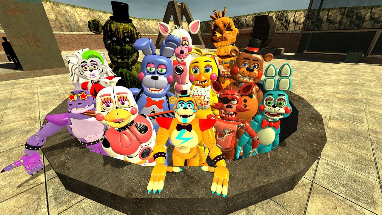 EXPLODING SIREN DIAMOND FNAF Security Breach ANIMATRONICS In Garry's ...
