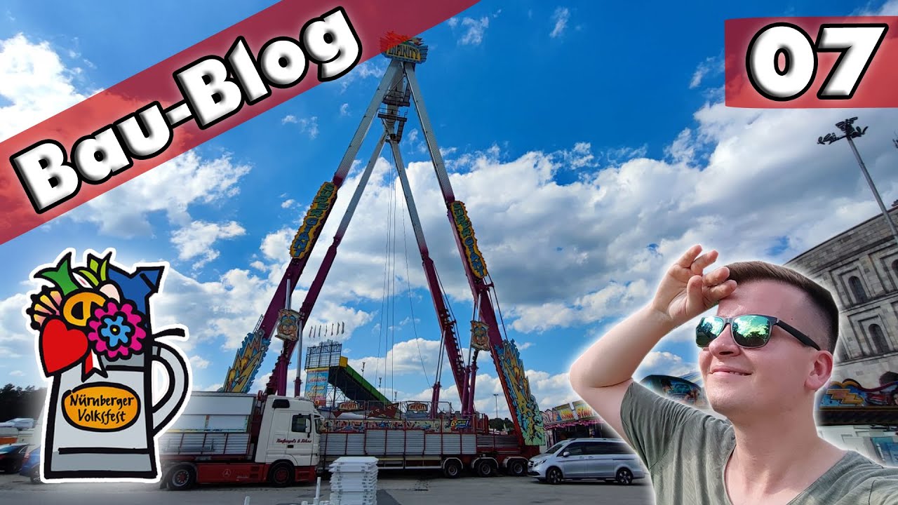 Nürnberger Herbstvolksfest 2023 - Aufbau | Bau-Blog #07 [FULL HD]