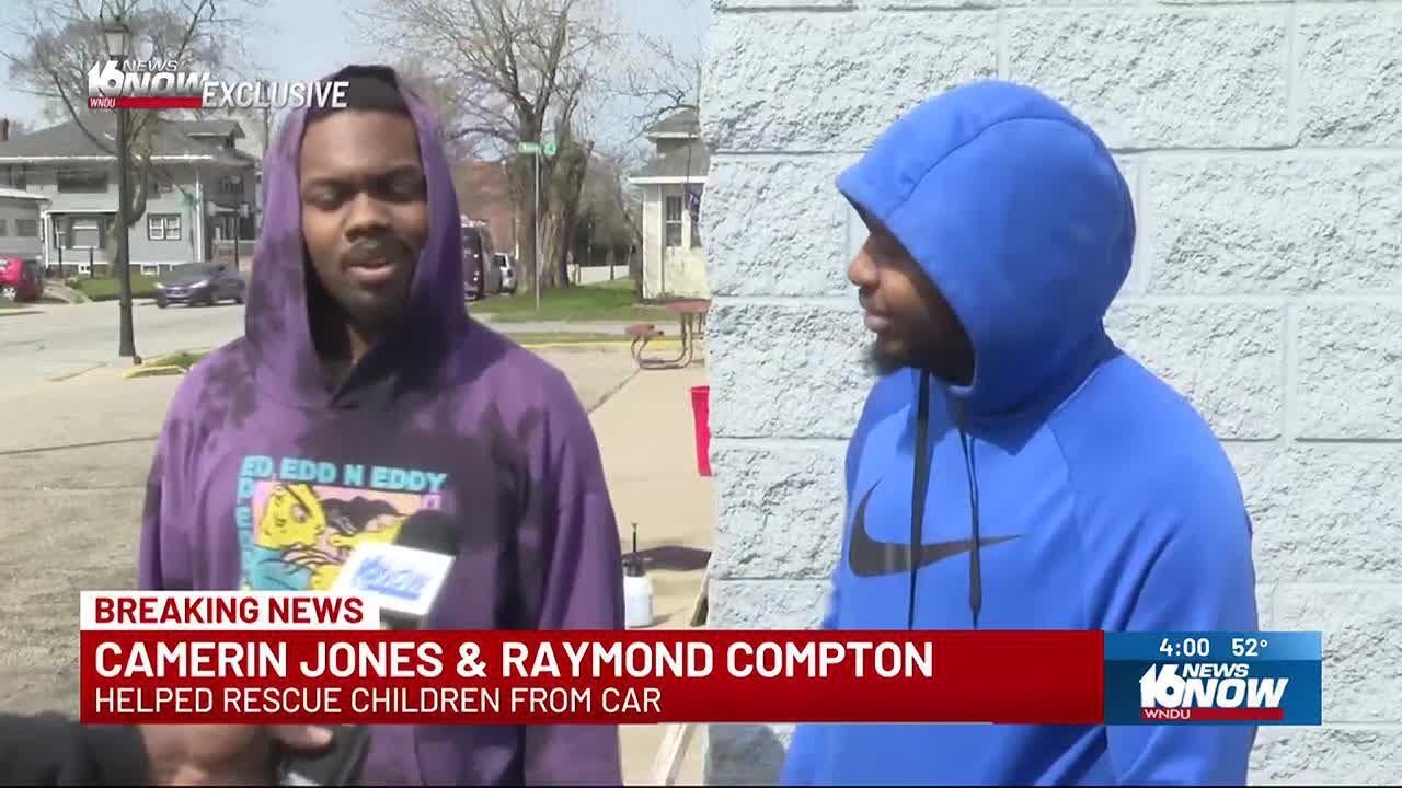 2 men recall rescue efforts during car fire in Kroger parking lot