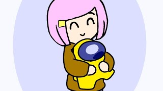 Among Us Mini Comic Pastel Y La Forma De Dormir.