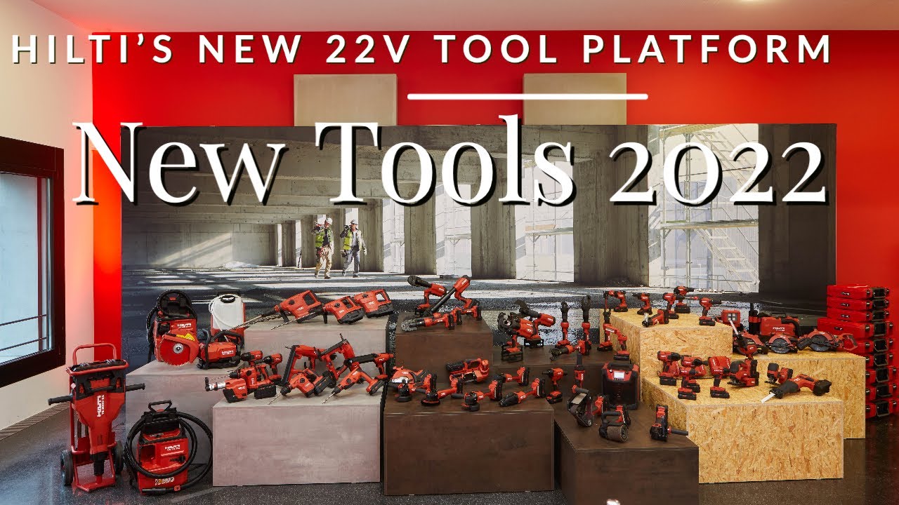 HILTI's New NURON 22V Cordless Tool Platform for 2022 - YouTube