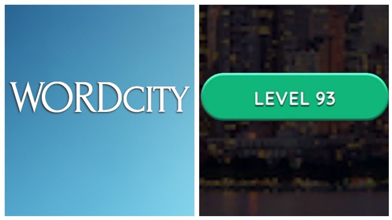 Word City - 93 Level Answers