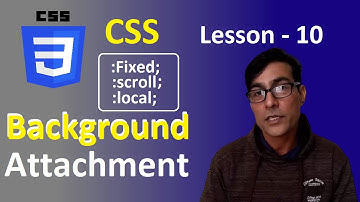 Background attachment property in css | css tutorial lesson - 10 | CSS tutorial for beginners