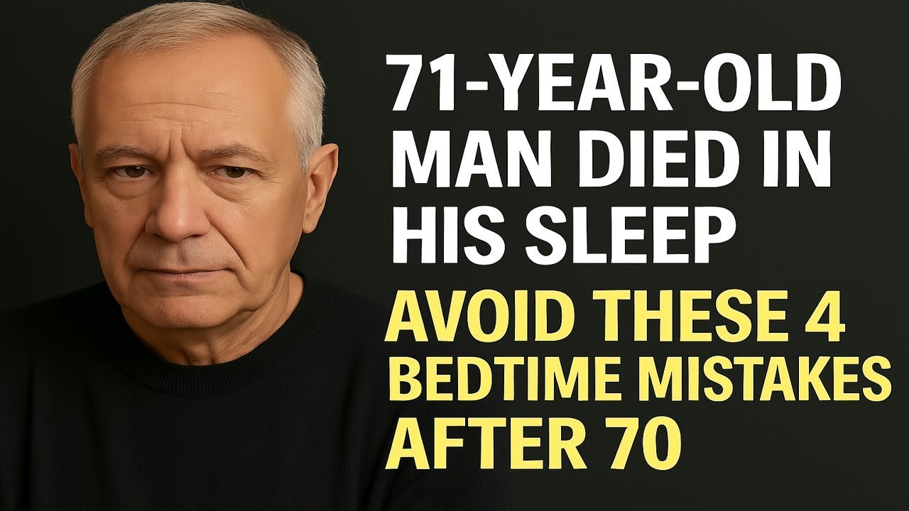 71YearOld Man Died in His Sleep Avoid These 4 Bedtime Mistakes