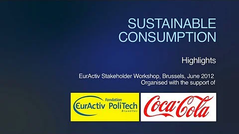 Sustainable Consumption, Highlights