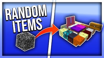 Skyblock, but every 30 seconds I get a random item! (Random Items Datapack)