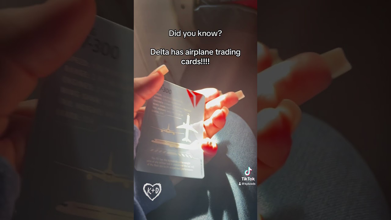 Delta plane trading cards!