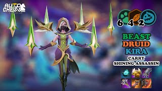 COUNTER ATTACK SHINING ASSASSIN COMBO BEAST DRUIDS MAKE KIRA MORE STONGER !!! - Auto Chess Mobile