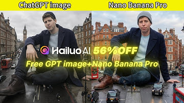 ChatGPT Images 1.5 vs Nano Banana Pro — FREE on Hailuo AI?! 🤯🎨