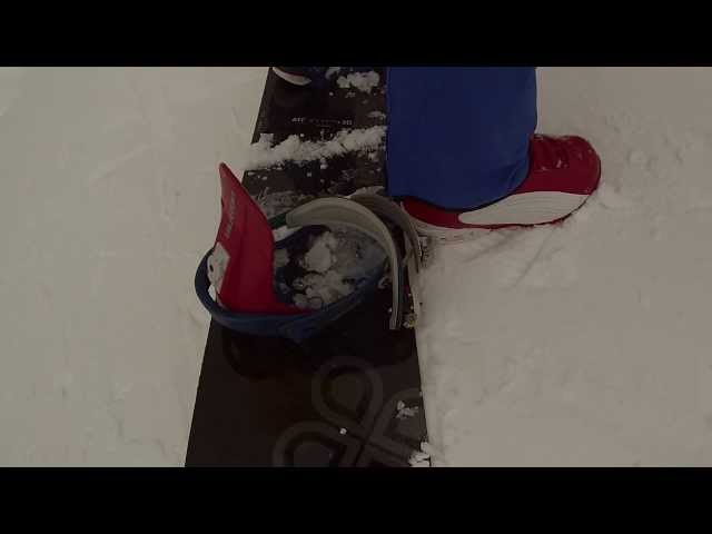 Extreme Carving with soft boots and soft snowboard (SWOARD Dual 175)