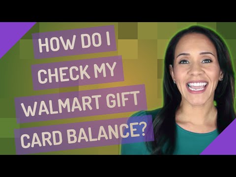 How do I check my Walmart gift card balance?