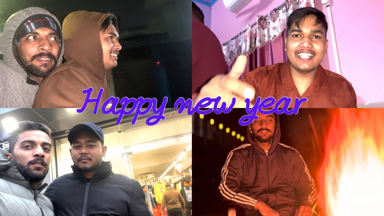 Happy new year🥳 full masti with boys❤️🔥