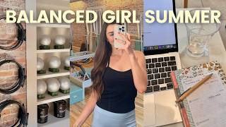 BALANCED summer days 🍋 Trying new workouts, korean snack haul + why i've been gone..