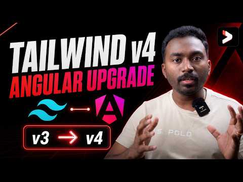Tailwind CSS v4 + Angular — Install or Upgrade (Tamil)