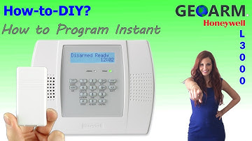 Honeywell 5816 - How to Program Instant and Auto Learn Serial Number L3000?
