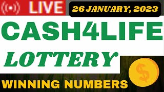 Cash4Life Drawing Lottery Results 26 Jan 2023 - Cash Ball