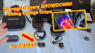 Voltage Drop? Mini THERMAL CAMERA Showdown! (TOPDON vs. HIKMICRO vs InfiRay)