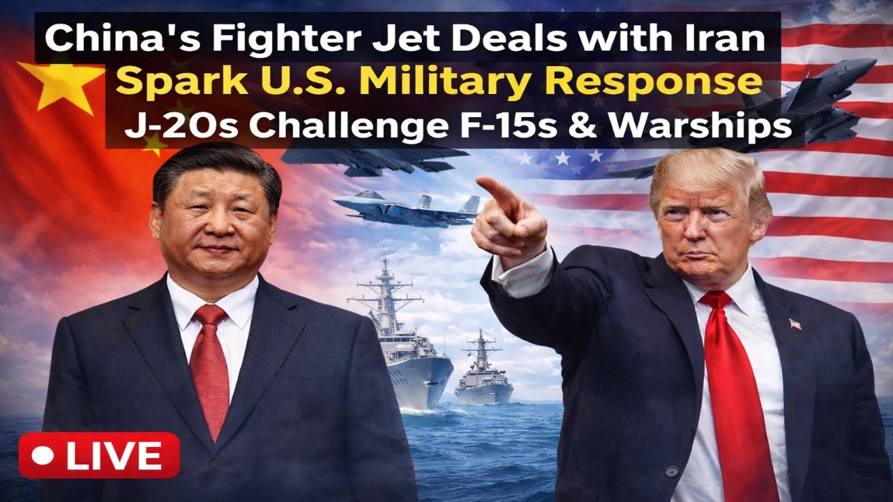 China’s Fighter Jet Deals with Iran Spark U.S. Military Response as J-20s Challenge F-15s & Warships