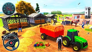 Real Tractor Farming Simulator 2020 - Permainan Traktor Android Gameplay screenshot 5