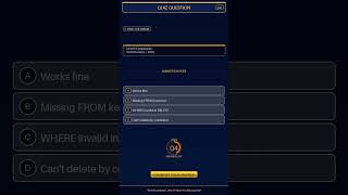 Find the Error -- SQL Quiz! #coding #correctcoding #codingquiz #python #codingbat #learntocode #code