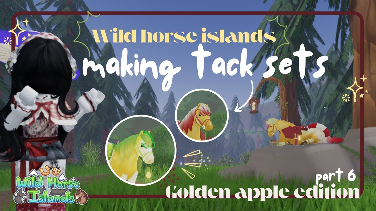 Эпизод 6 - Делаю конскую сбрую для каждого фьорда, который у меня есть 🌿✨ | Острова диких лошадей