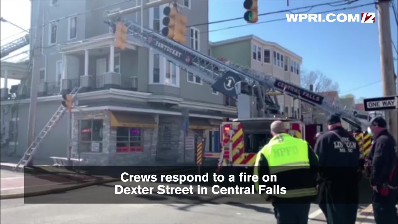 VIDEO NOW: Crews battle a fire in Central Falls - YouTube