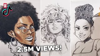 My TikTok Viral How to Draw Hair Videos