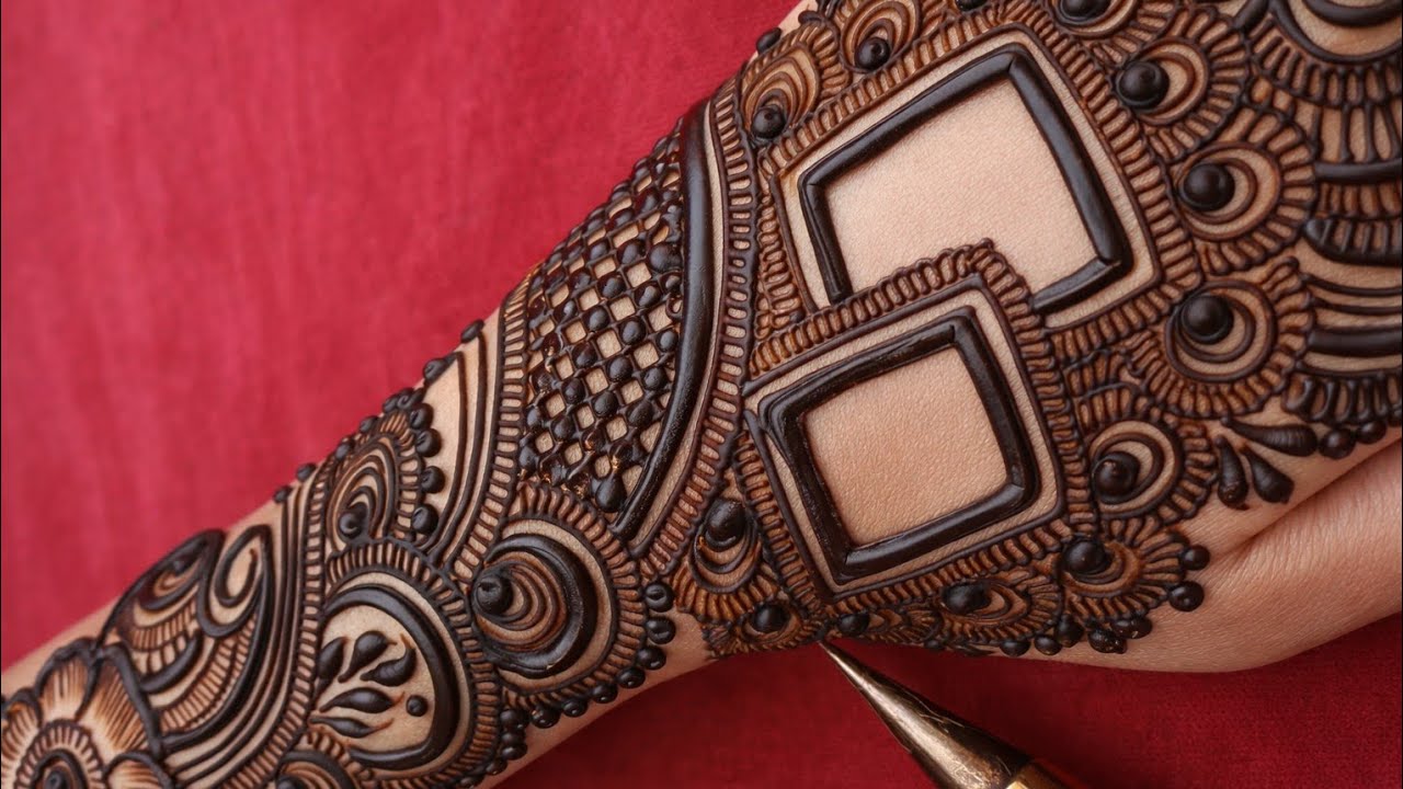 Very Very Easy Arabic Mehndi Design||Mehndi Design Simple Arabic||Back Hand Mehndi Design||Mehndi 