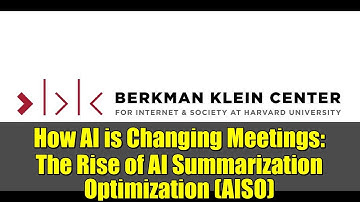How AI is Changing Meetings: The Rise of AI Summarization Optimization (AISO)