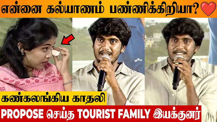 Tourist Family Director Abishan Live Proposal 😍 Girlfriend Akila Reaction | Sasikumar | Simran