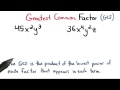 GCF with Variables | Visualizing Algebra π