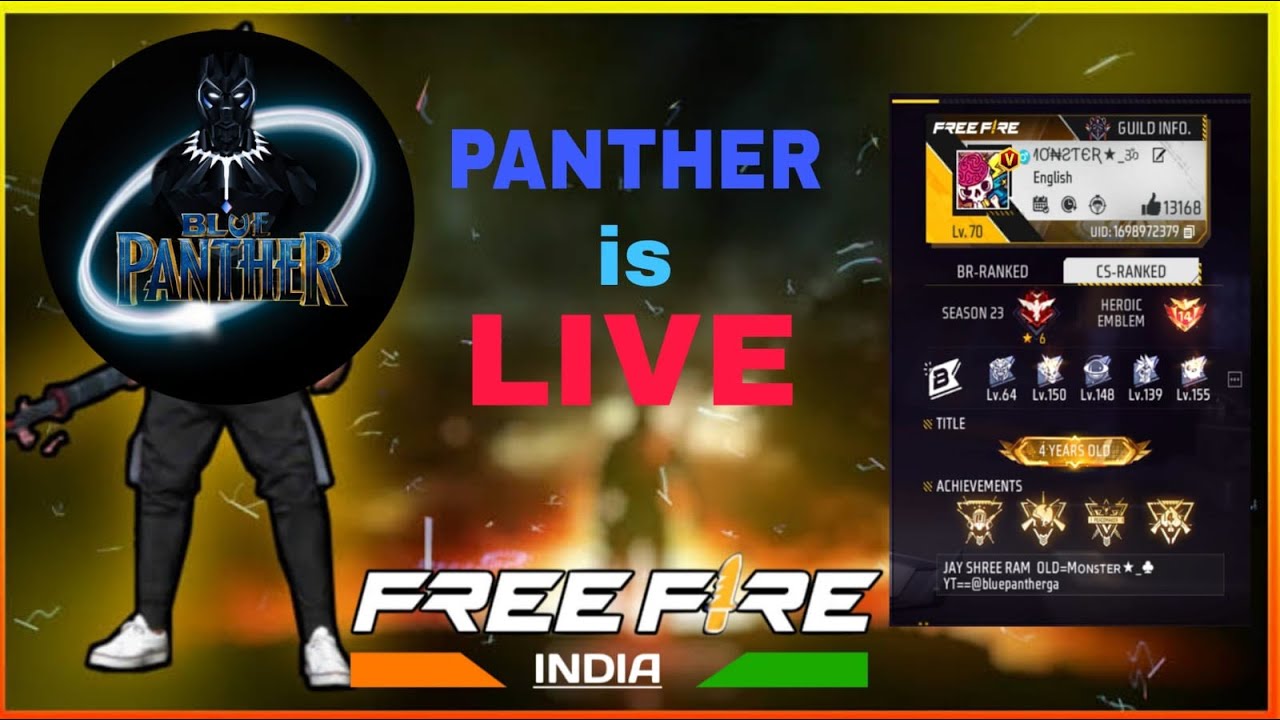 FREE FIRE PLAY FUN WITH LIVE BR RANK PUSH #fflive#ffmax#ffmaxlive#live ...