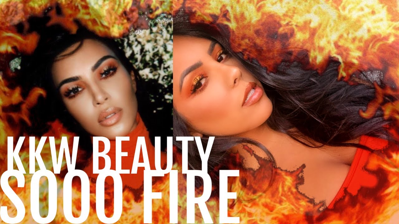 KKW BEAUTY SOOO FIRE | KIM KARDASHIAN MAKEUP LOOK