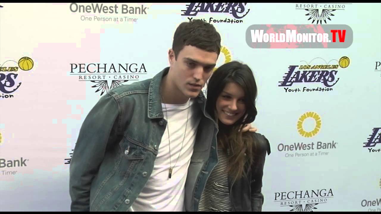 Shenae Grimes, Josh Beech, Ellen Pompeo arrive at Lakers Casino Night 2013