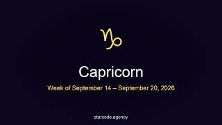 Capricorn Week of Sept 14: Community Calling & Long-Term Vision Reboot