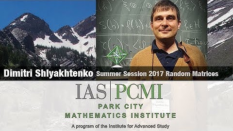 Dimitri Shlyakhtenko (1.1) Random matrices and free probability, part 1.1