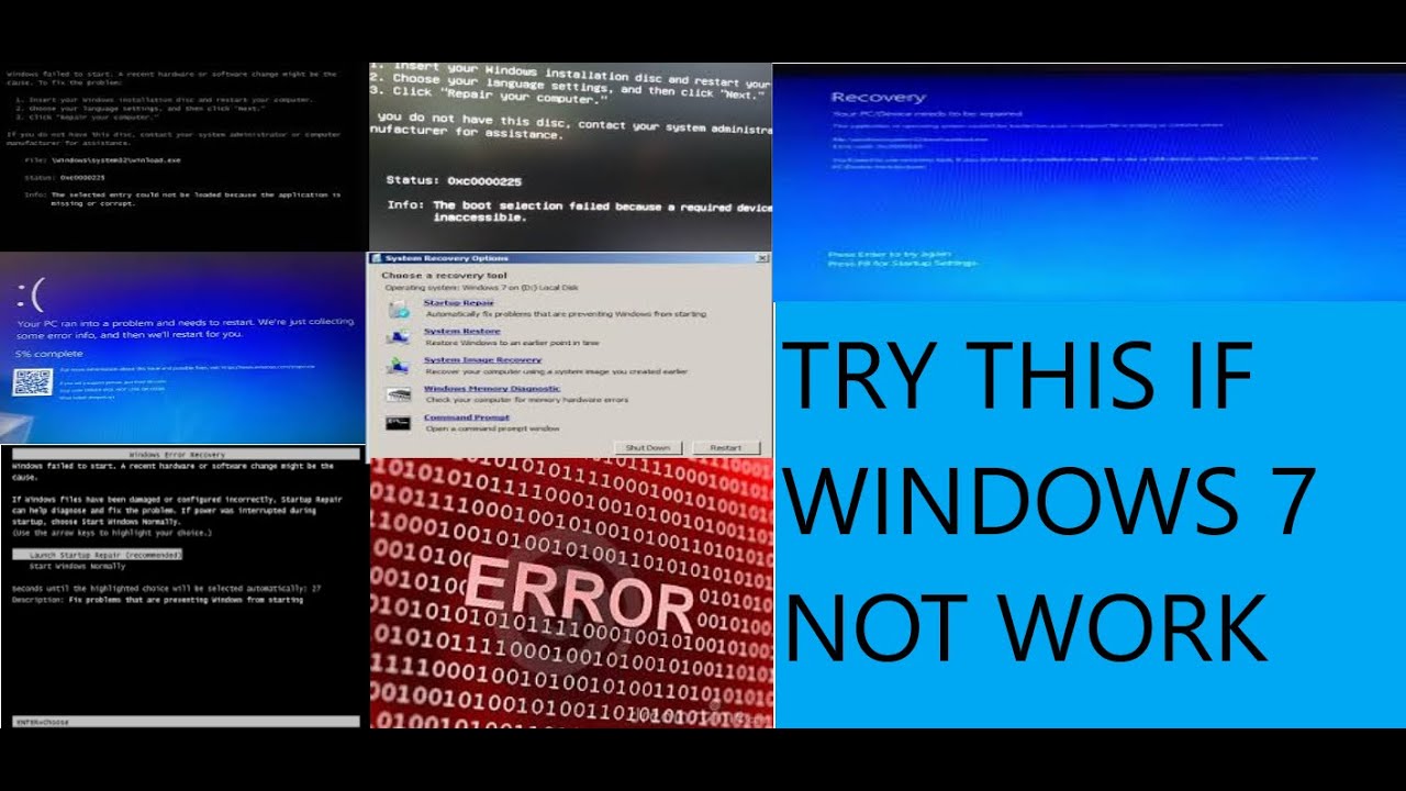 windows 7 boot repair windows 7 boot repair