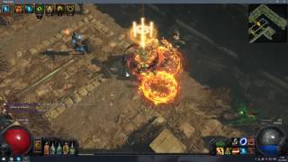 Path of Exile 2.5.0 Breach: Uber izaro (ngamahu flame cyclone build)