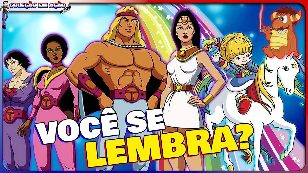 Desenhos Antigos que (QUASE) ninguém se lembra mais - Hercules, Arco-íris e monstros mágicos!