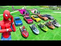 GTA V Stunt Map Car Race Challenge on Super Cars, Bike - Knock Down The Biggest Dominoes