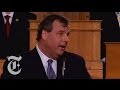 Chris Christie's State of the State Speech [FULL REMARKS] | The New York Times