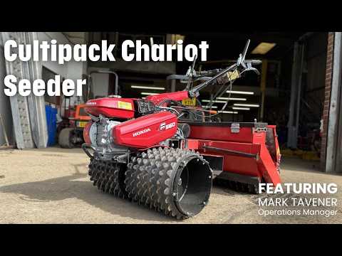 Checking out the Cultipack Chariot Seeder!