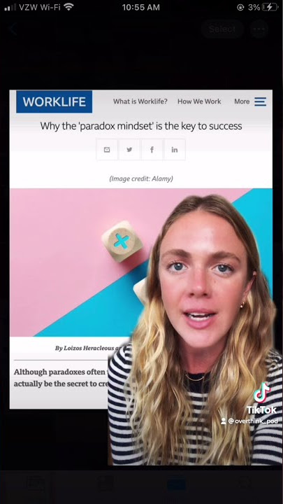 Paradox mindset TikTok