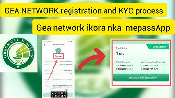 “GEA Network: Uko Wiyandikisha, Ukora KYC & Uko Ikoreshwa nka MepassApp (Full Guide)”