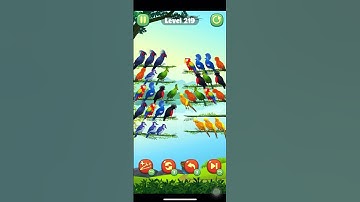 Color Bird Sort Puzzle Game Level 219 #shorts #gaming