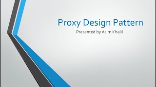 Proxy Design Pattern in Java  #designPattern #proxy