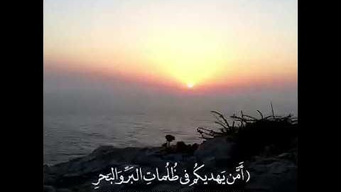 تلاوة خاشعة || أمن يهديكم في ظلمات البر و البحر || حالات واتس قرأن ||Quran Status 💙