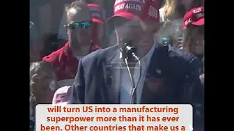 Grammy Award Winning Gretchen Wilson endorses Trump; TRUMP turn US manufacturing superpower thumbnail