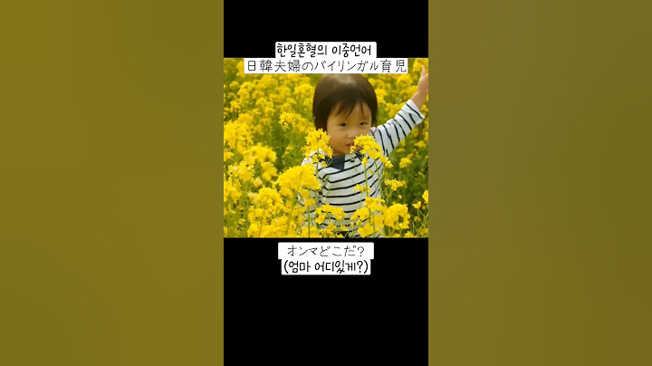 흔한 한일부부의 이중언어 육아 / 日韓夫婦のバイリンガル育児 (2살때 찍은 영상입니다. 현재는 초2) #한일부부 #한일커플 #日韓夫婦 #日韓カップル